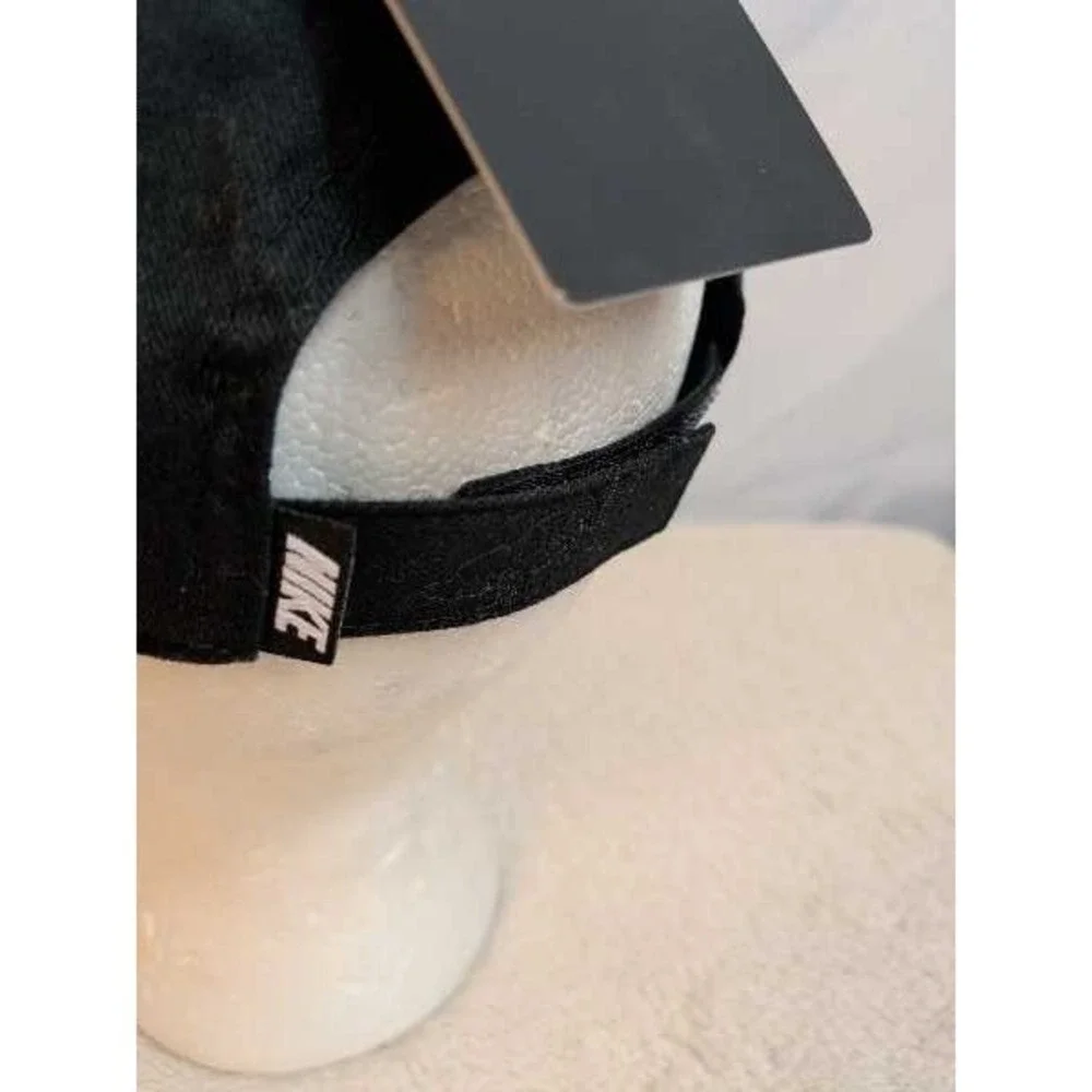 Nike Just Do It Black Swoosh Baseball Cap 4-7 NWT‎ Adjustable Military Style